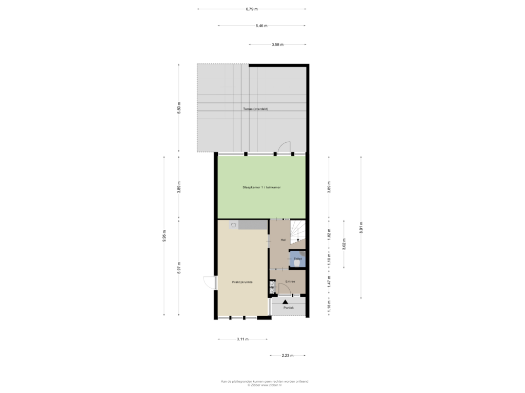 View floorplan of Begane Grond of 't Kerkestuk 67