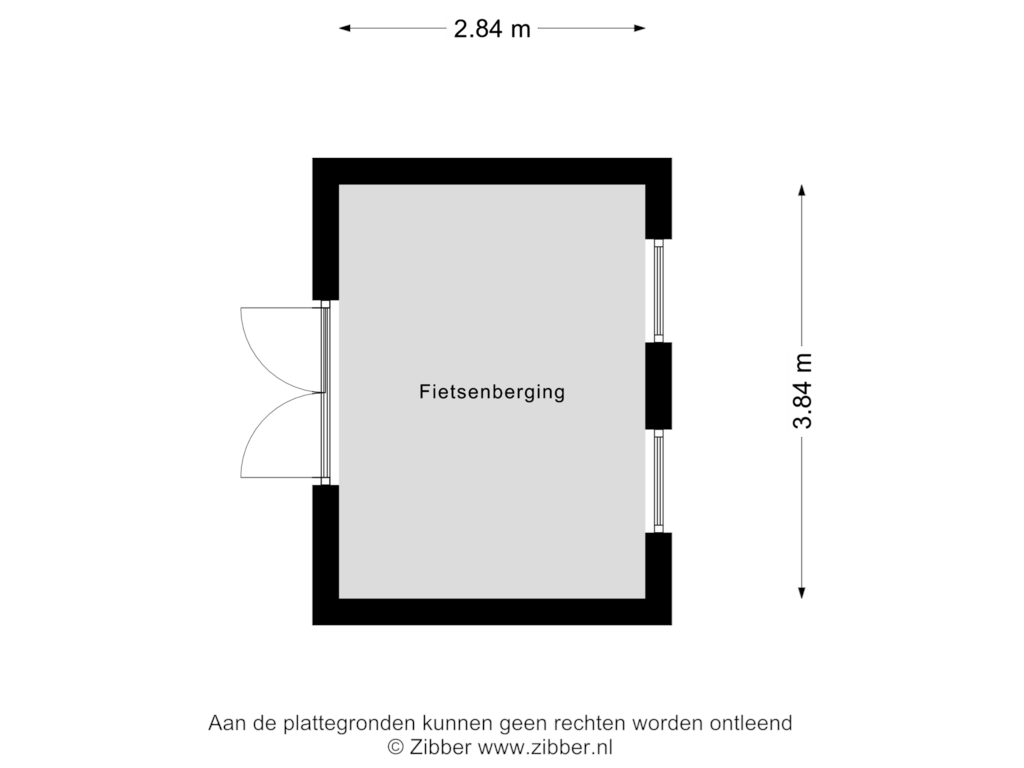 View floorplan of Berging of 't Kerkestuk 67