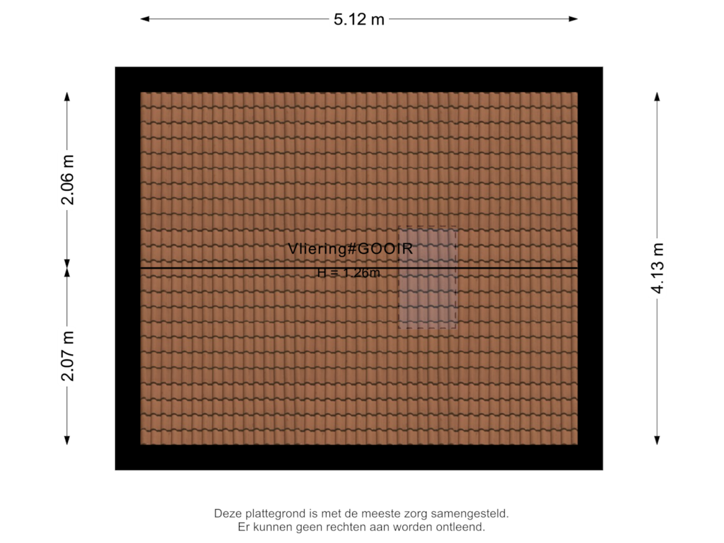 Bekijk plattegrond van Tweede verdieping van 3e Poellaan 17