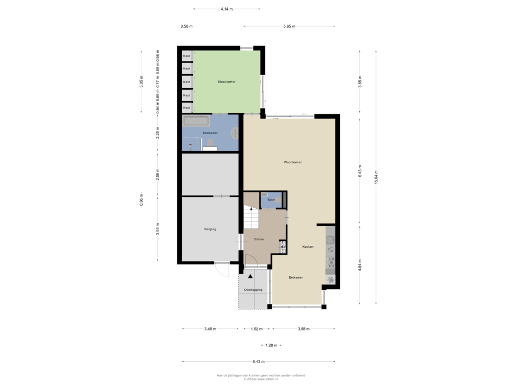 Bekijk plattegrond van Begane Grond van Jan van Elburgstraat 20