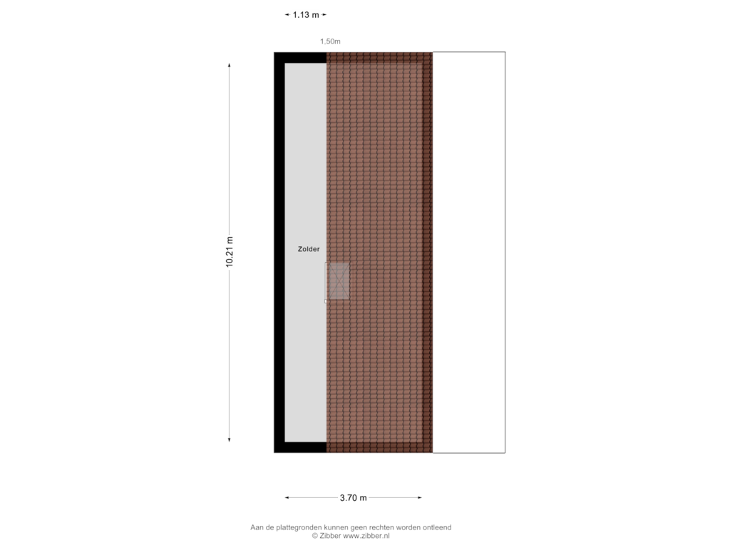 Bekijk plattegrond van Zolder van Jan van Elburgstraat 20