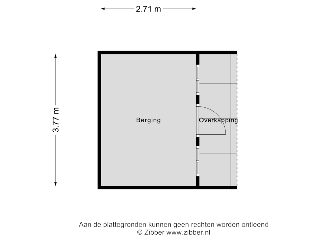 Bekijk plattegrond van Berging van Jan van Elburgstraat 20