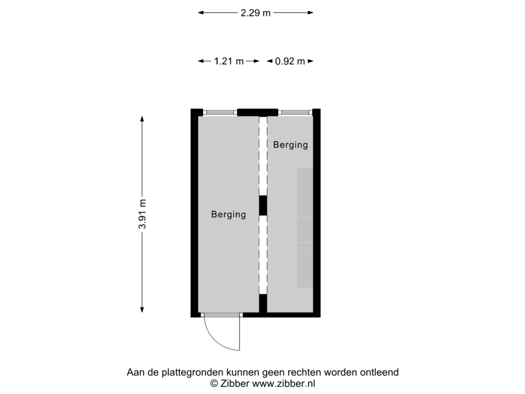 Bekijk plattegrond van Berging van Franckstraat 3-3