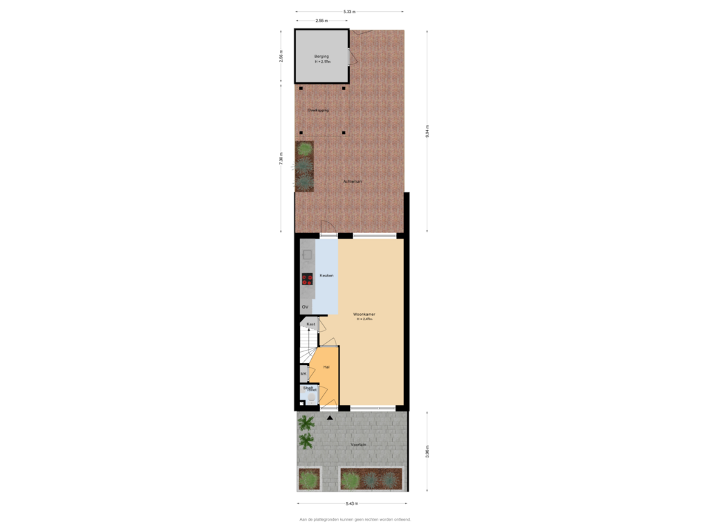 Bekijk plattegrond van Situatie van Veluws Hof 19