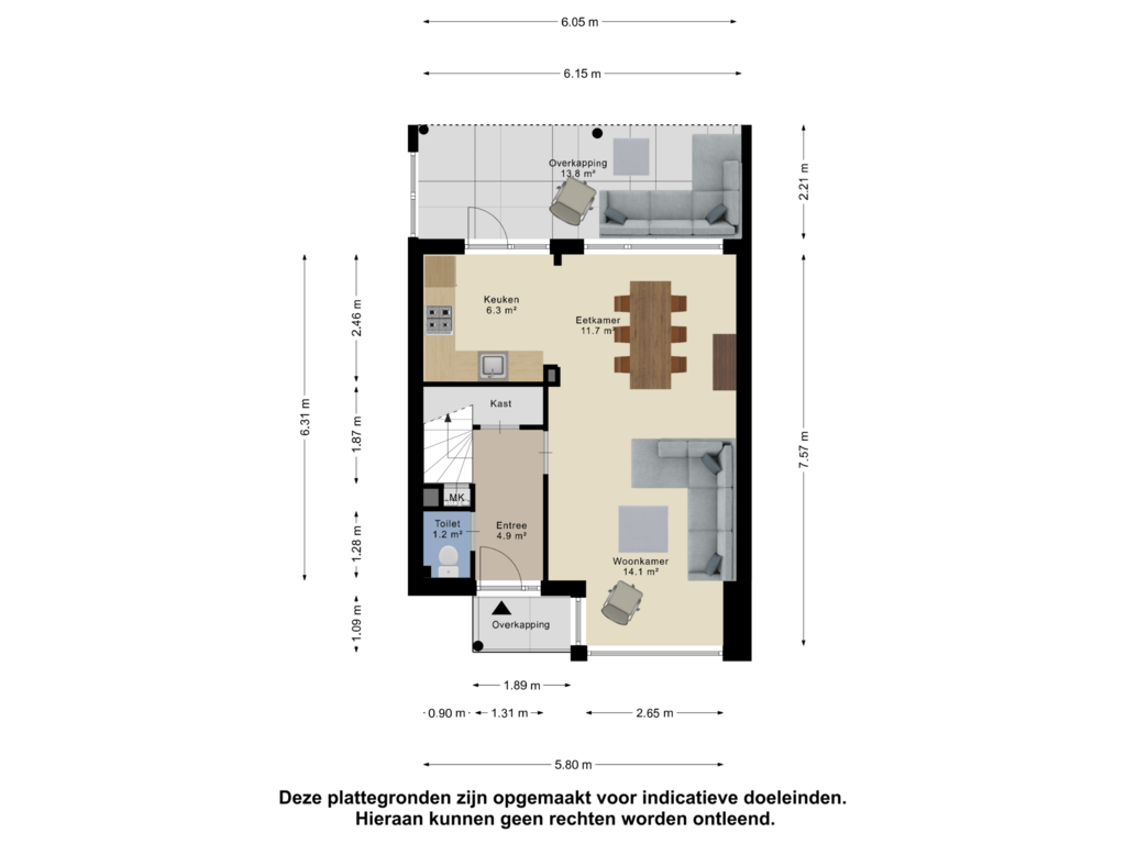 Bekijk plattegrond van Begane Grond van Teilingen 33