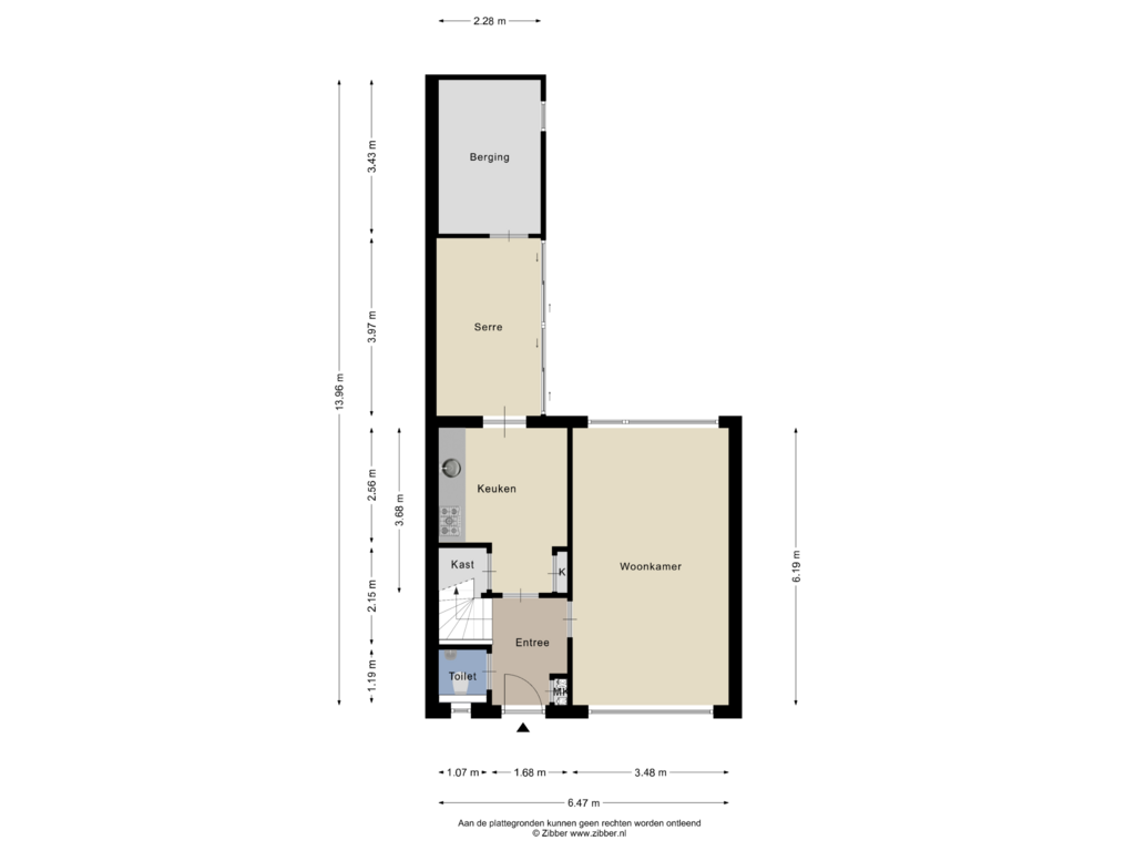 Bekijk plattegrond van Begane Grond van Helmkruidstraat 22