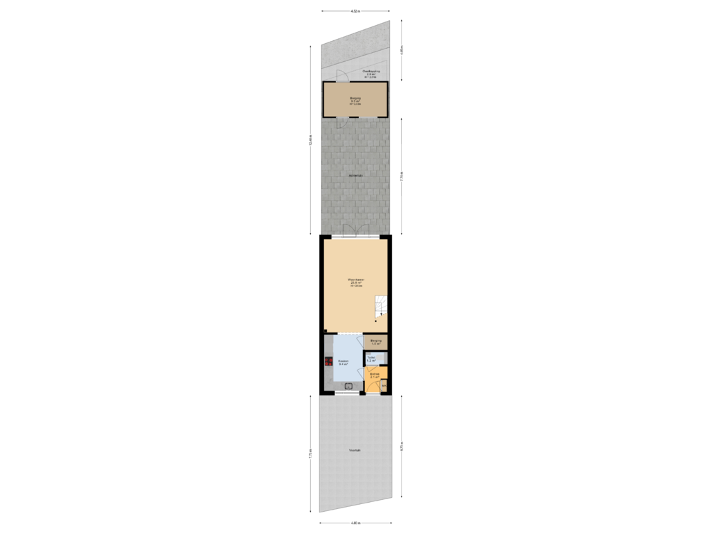 Bekijk plattegrond van Situatie van Jhr F J J van Eijsingastraat 4