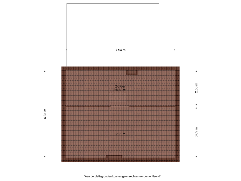 Bekijk plattegrond van Zolder van Tulpstraat 10