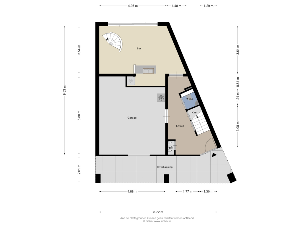 Bekijk plattegrond van Begane Grond van Beukenhof 15