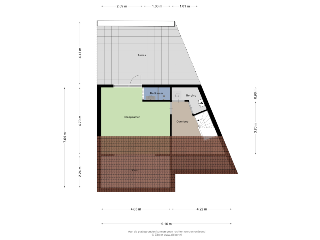 Bekijk plattegrond van Derde Verdieping van Beukenhof 15