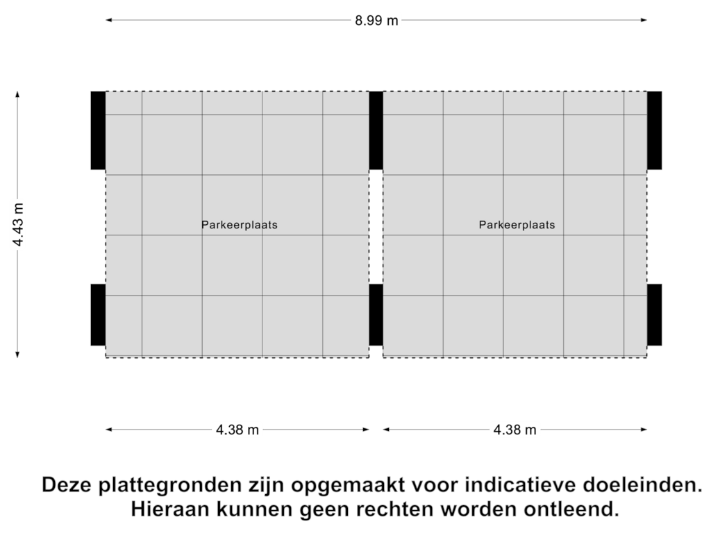 View floorplan of Parkeerplaats of Groenenborgh 29