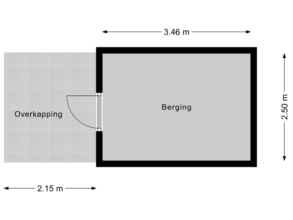 Bekijk plattegrond van Berging van Boskolk 22