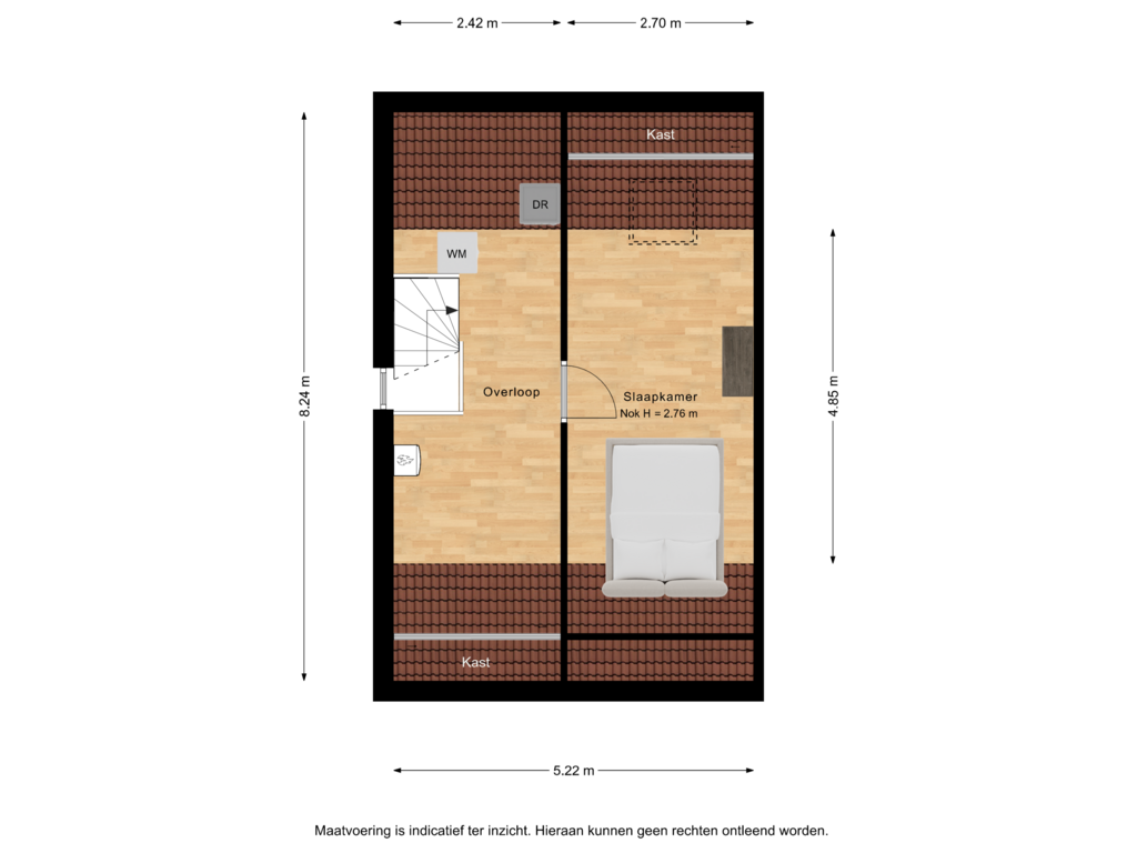 Bekijk plattegrond van 2e verdieping van Simon Vestdijkstraat 40