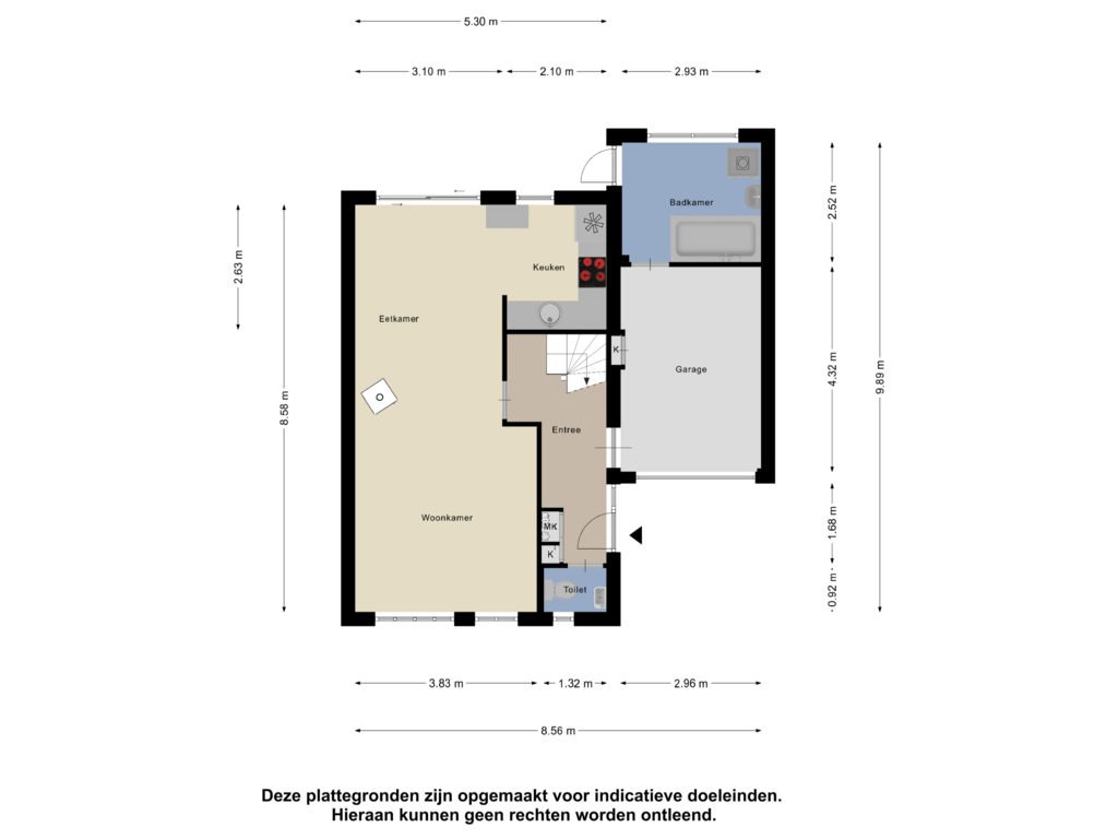 Bekijk plattegrond van Begane Grond van Baalder 14