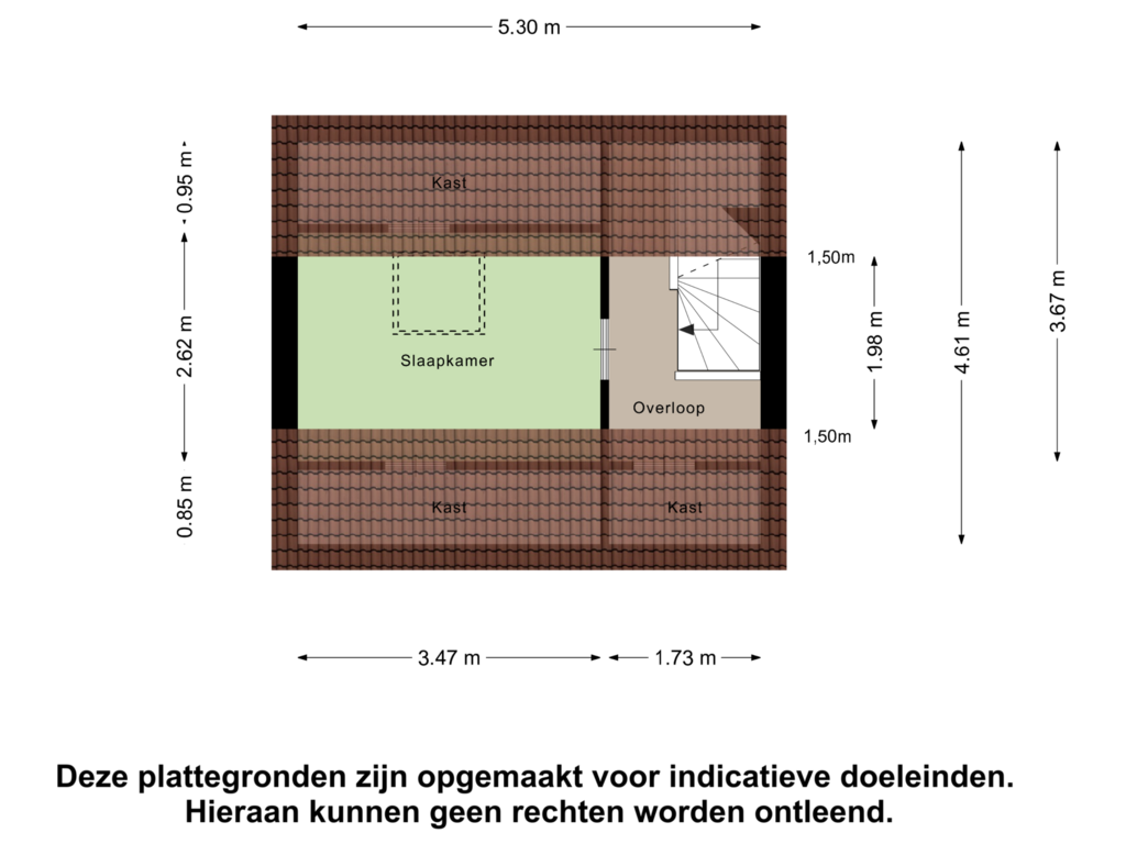 Bekijk plattegrond van Tweede Verdieping van Baalder 14