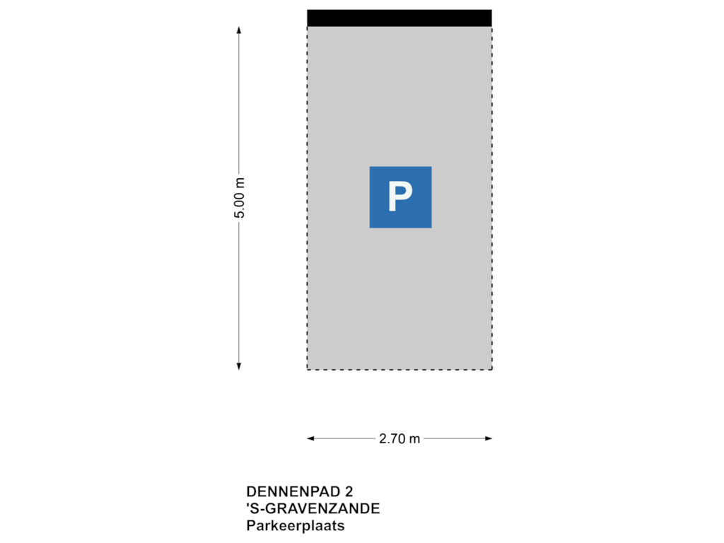 Bekijk plattegrond van Parkeerplaats van Dennenpad 2