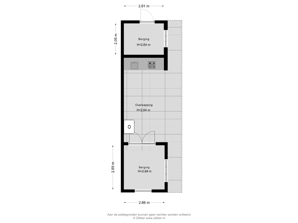 Bekijk plattegrond van Berging van Akkerwinde 3