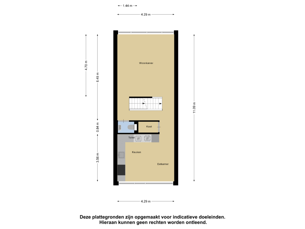 Bekijk plattegrond van Eerste Verdieping van Koelhorst 60