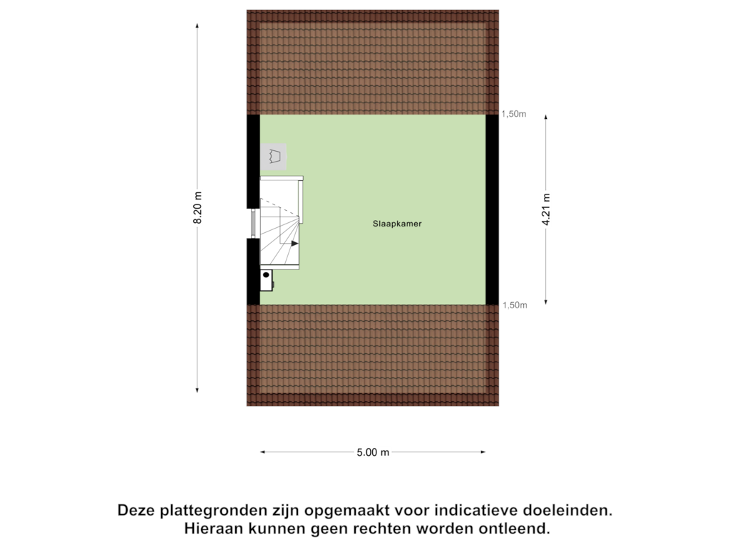 Bekijk plattegrond van Zolder van Mozarthof 35