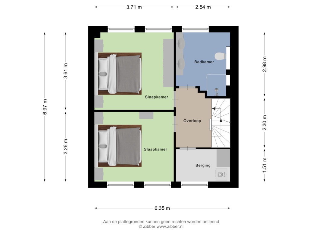 Bekijk plattegrond van Eerste Verdieping van Schoolstraat 18