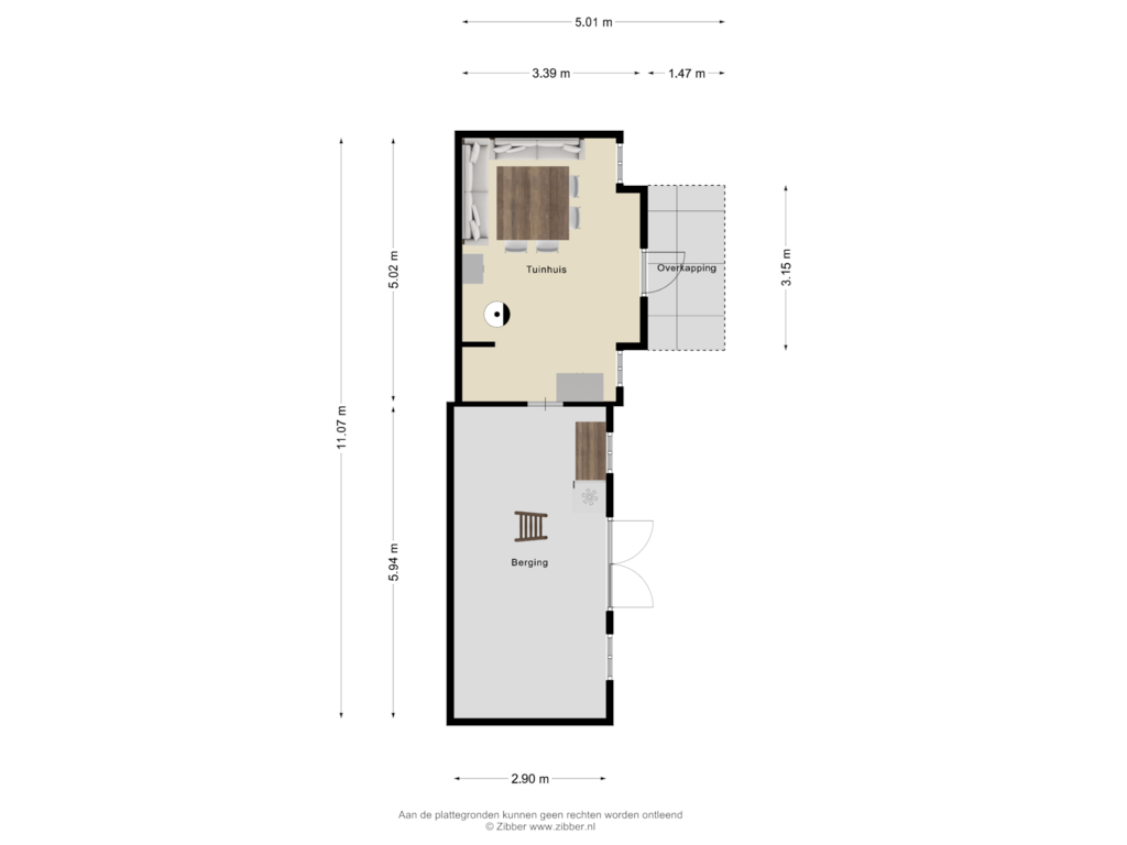 Bekijk plattegrond van Berging van Schoolstraat 18