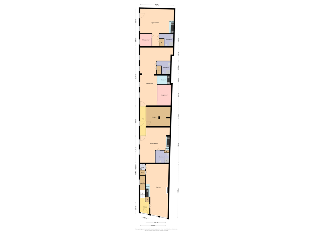 Bekijk plattegrond van Begane grond van Hoogend 18