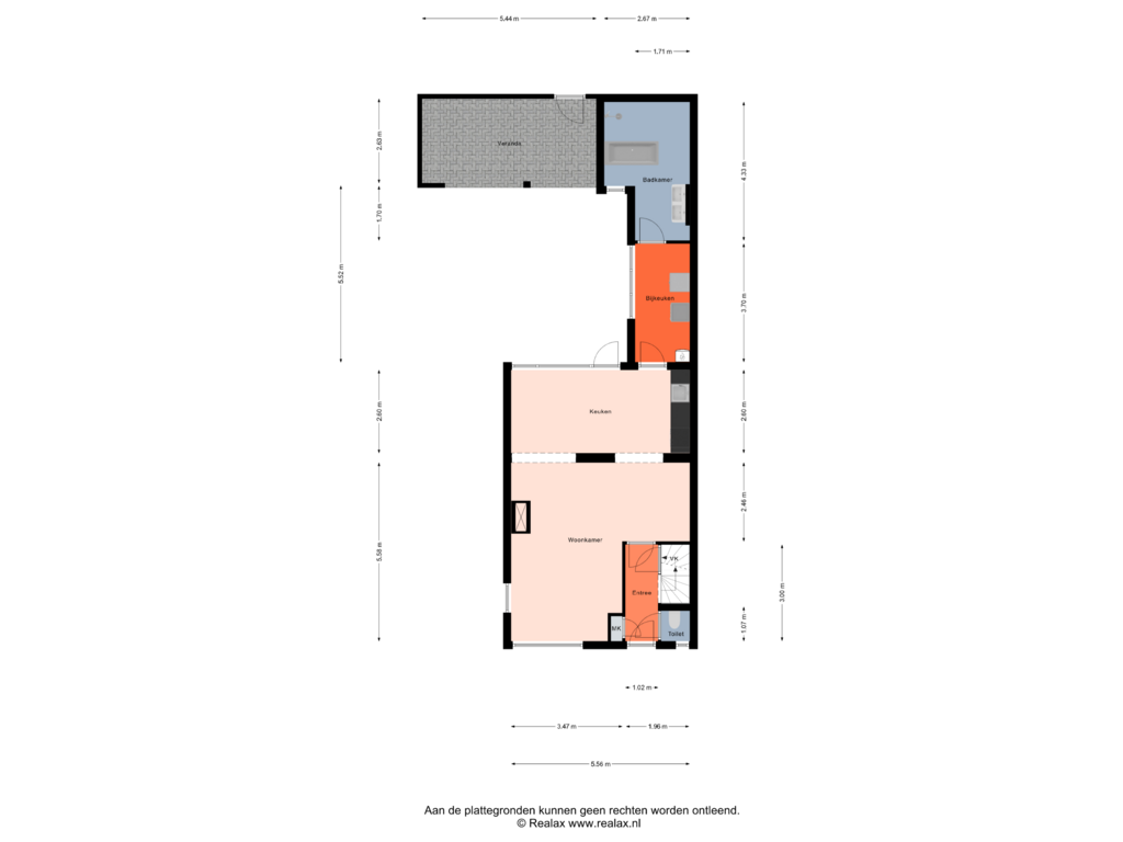 View floorplan of Begane grond of Olieslagweg 59