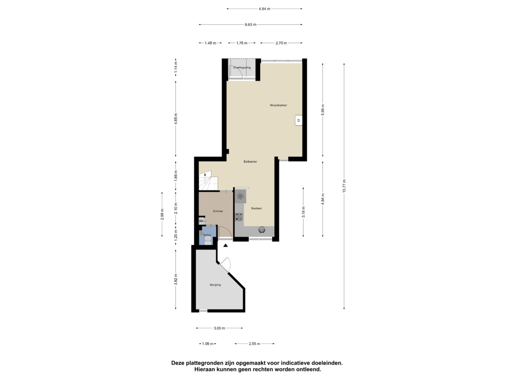 View floorplan of Begane Grond of Weigeliapark 59