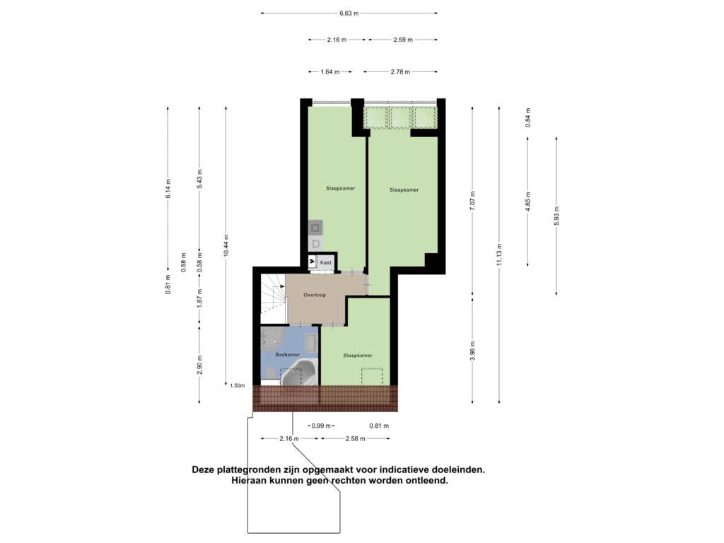 View floorplan of Eerste Verdieping of Weigeliapark 59