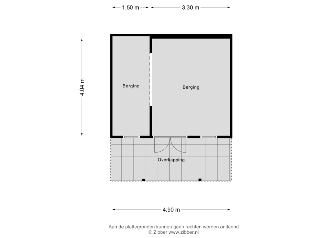 Bekijk plattegrond van Berging van Berkenlaan 2