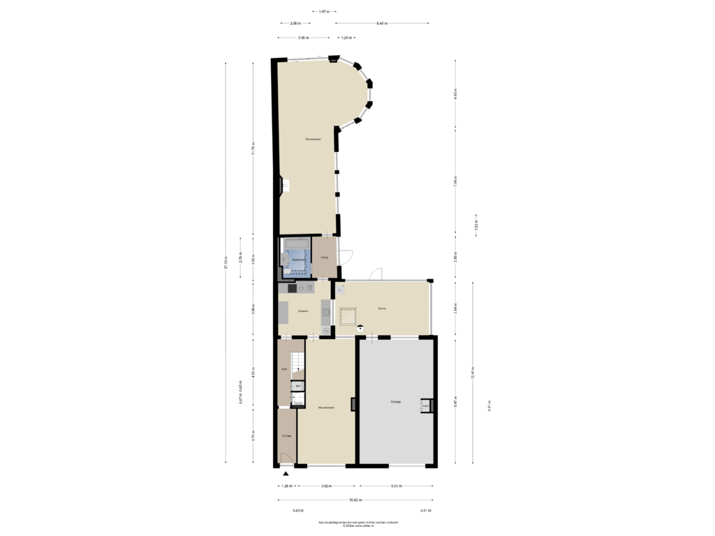 Bekijk plattegrond van Begane Grond van Stationsweg 97