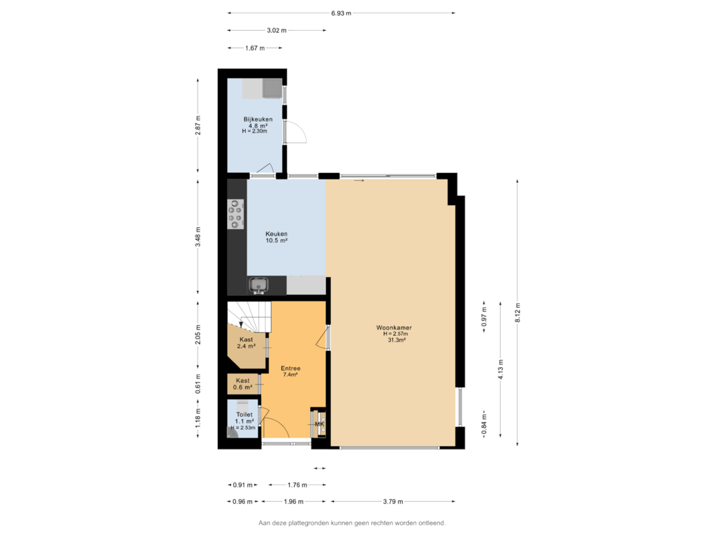 Bekijk plattegrond van Begane grond van Tjalling H. Haismastraat 24