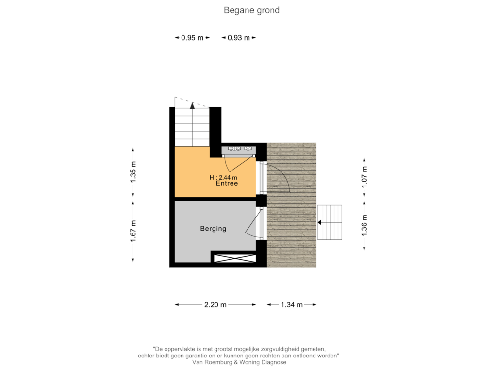 Bekijk plattegrond van Begane grond van Dinarpromenade 19