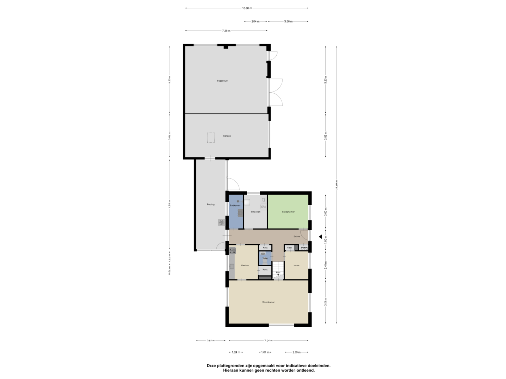 View floorplan of Begane Grond of Achterste Kerkweg 86