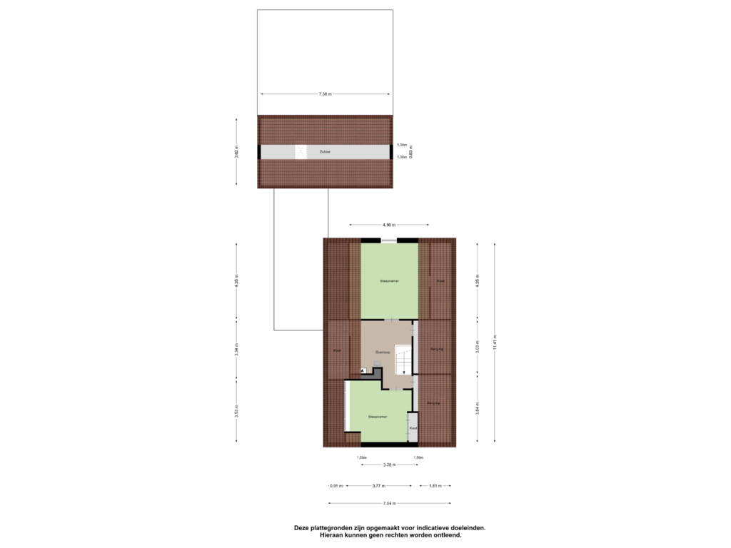 View floorplan of Eerste Verdieping of Achterste Kerkweg 86