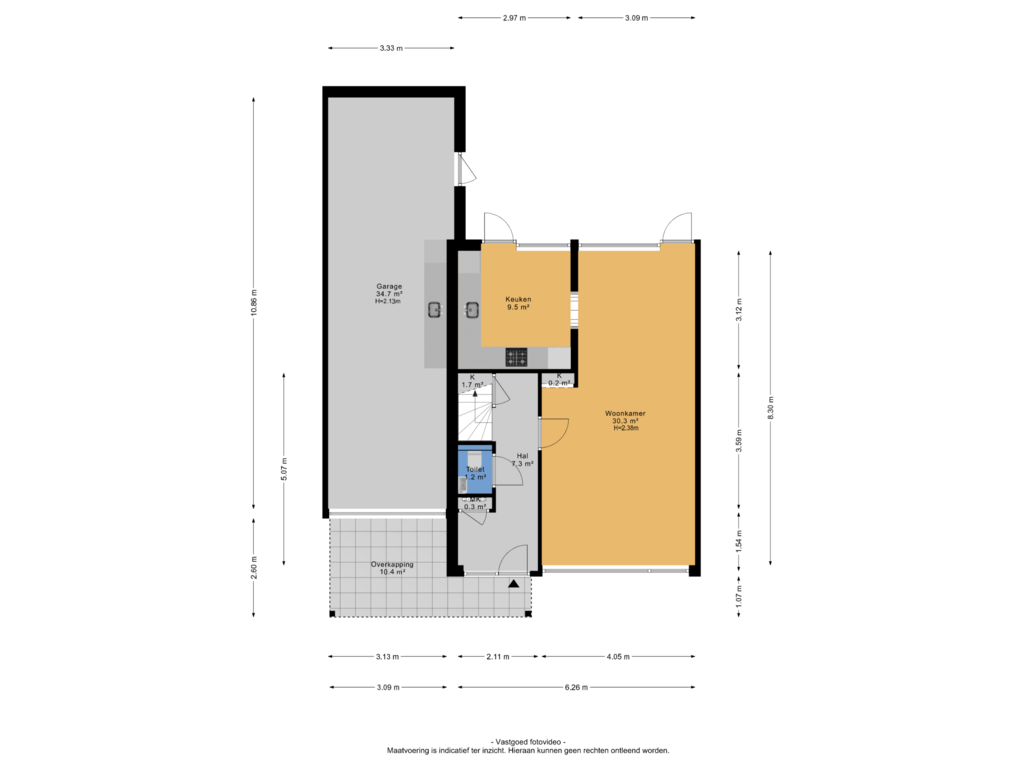 Bekijk plattegrond van Begane grond van De Riethoek 96