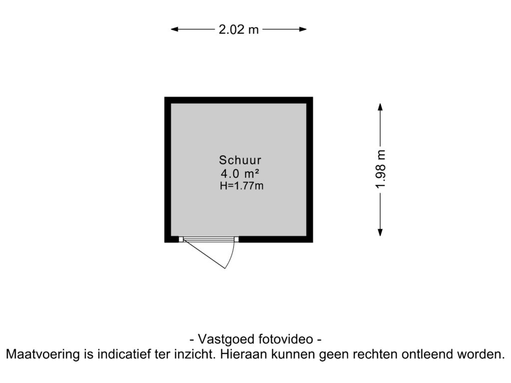 Bekijk plattegrond van Schuur van De Riethoek 96