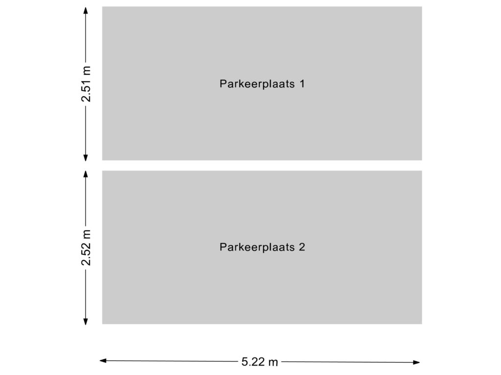 Bekijk plattegrond van Parkeerplaats van Rudolf Tappenbeckweg 1-B