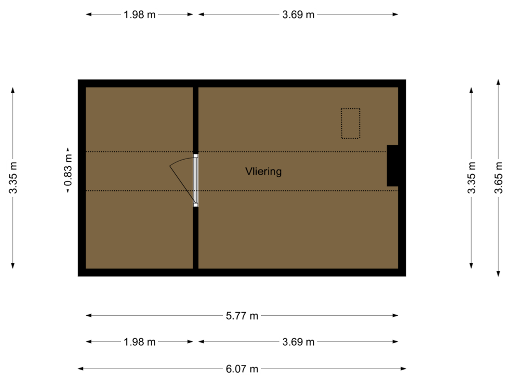 Bekijk plattegrond van Vliering van Beerzestraat 12-BS