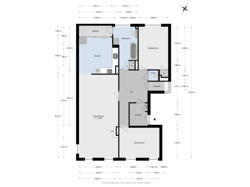 Bekijk plattegrond van Appartement van Valkenboskade 505