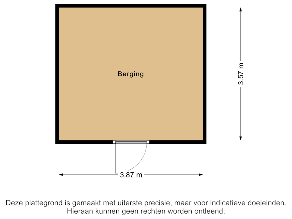 Bekijk plattegrond van Tuinhuis van Slufter 2