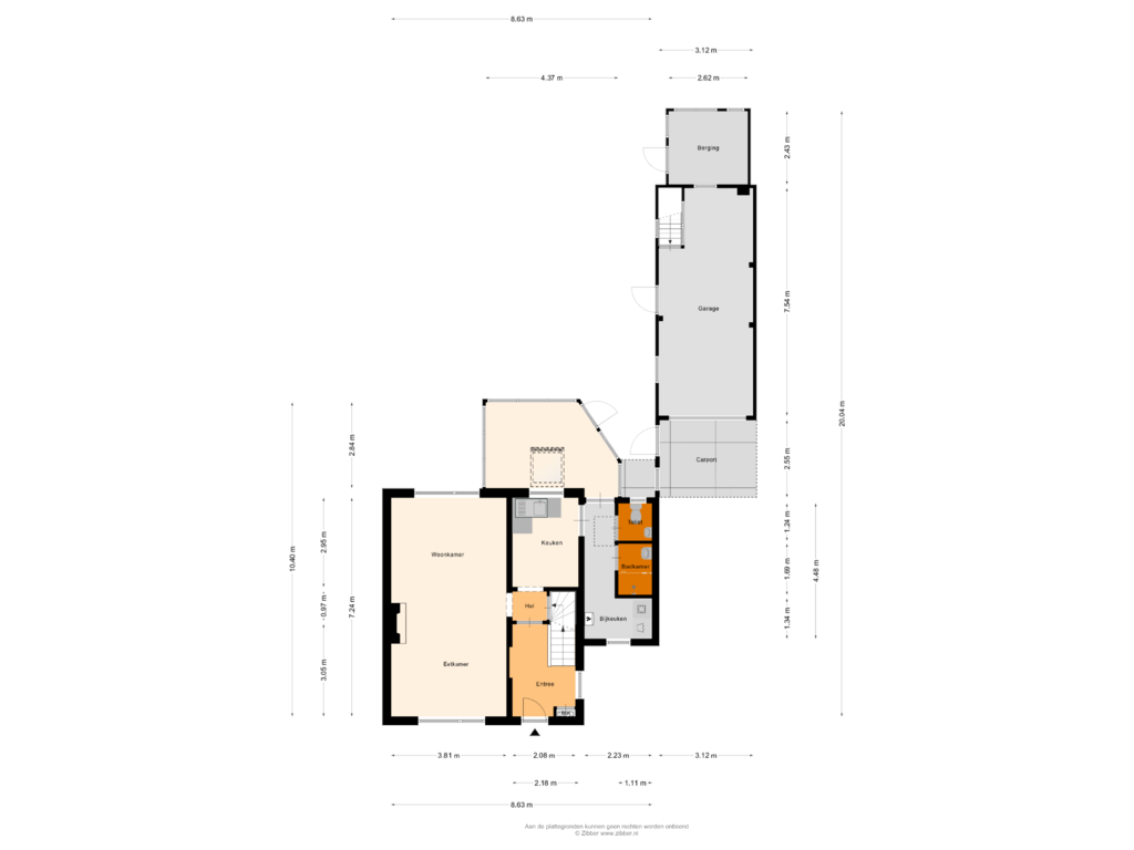 Bekijk plattegrond van Begane Grond van Wilhelminalaan 4