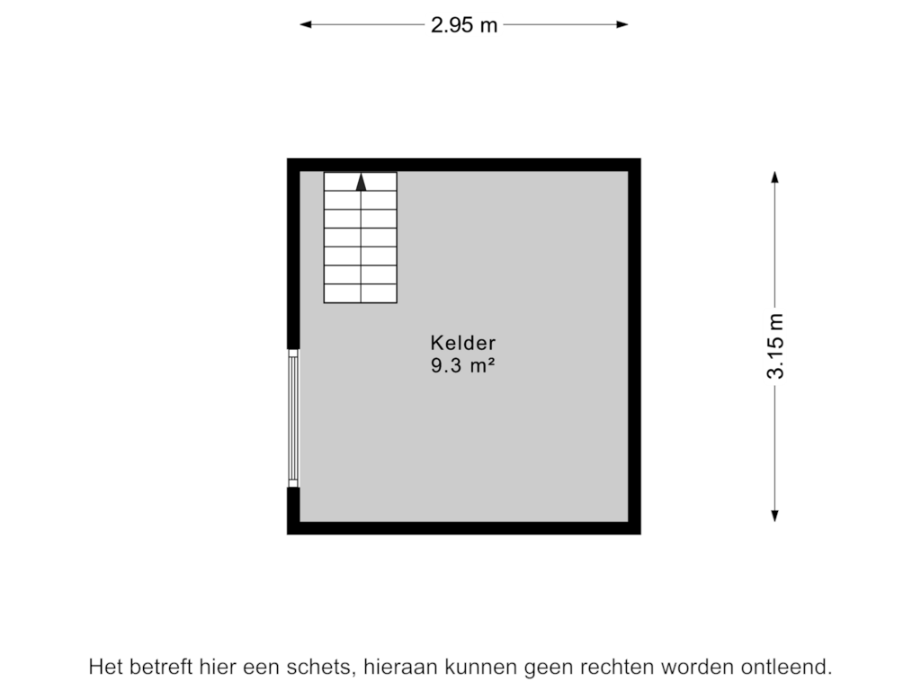 Bekijk plattegrond van Kelder van Dorpsstraat 14