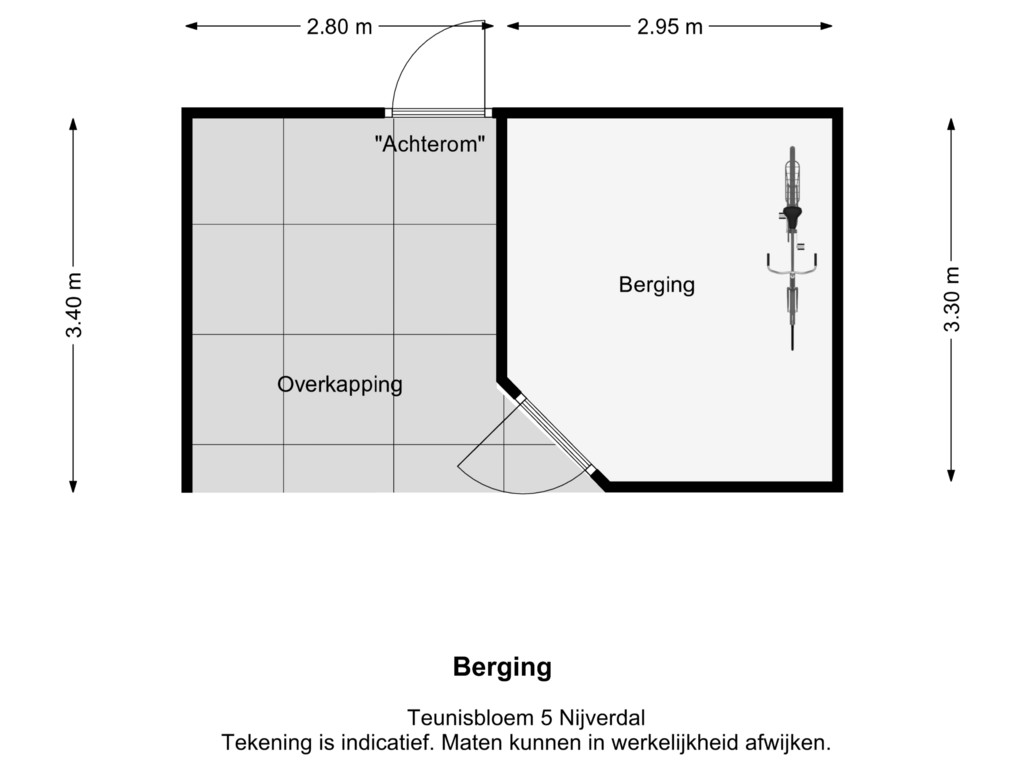 View floorplan of Berging of Teunisbloem 5