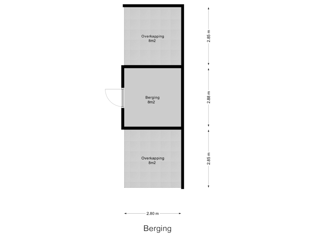 View floorplan of Berging of Wethouder Venteweg 46