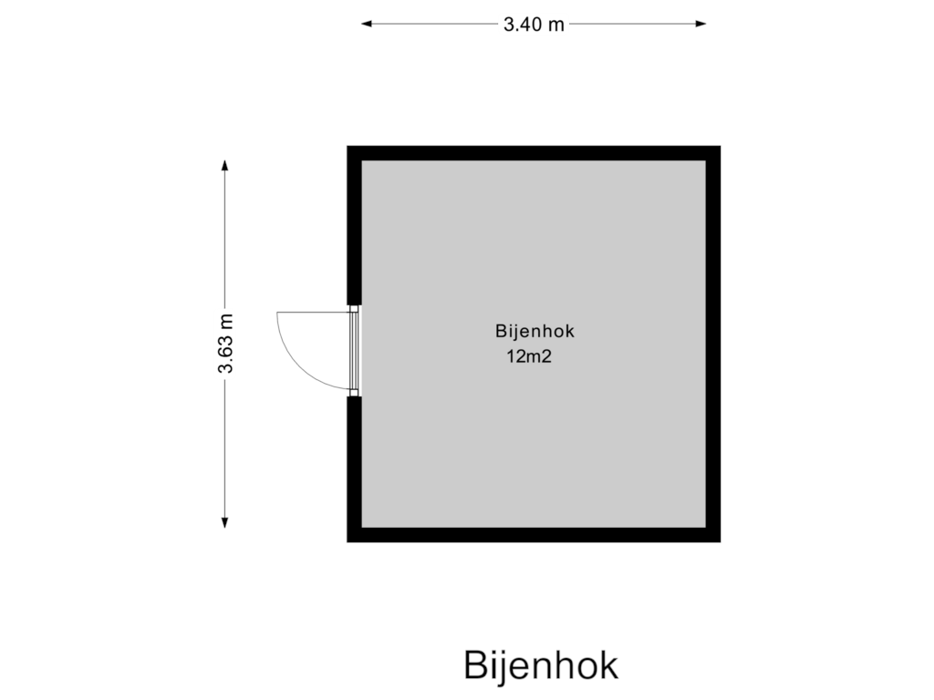 View floorplan of Bijenhok of Wethouder Venteweg 46