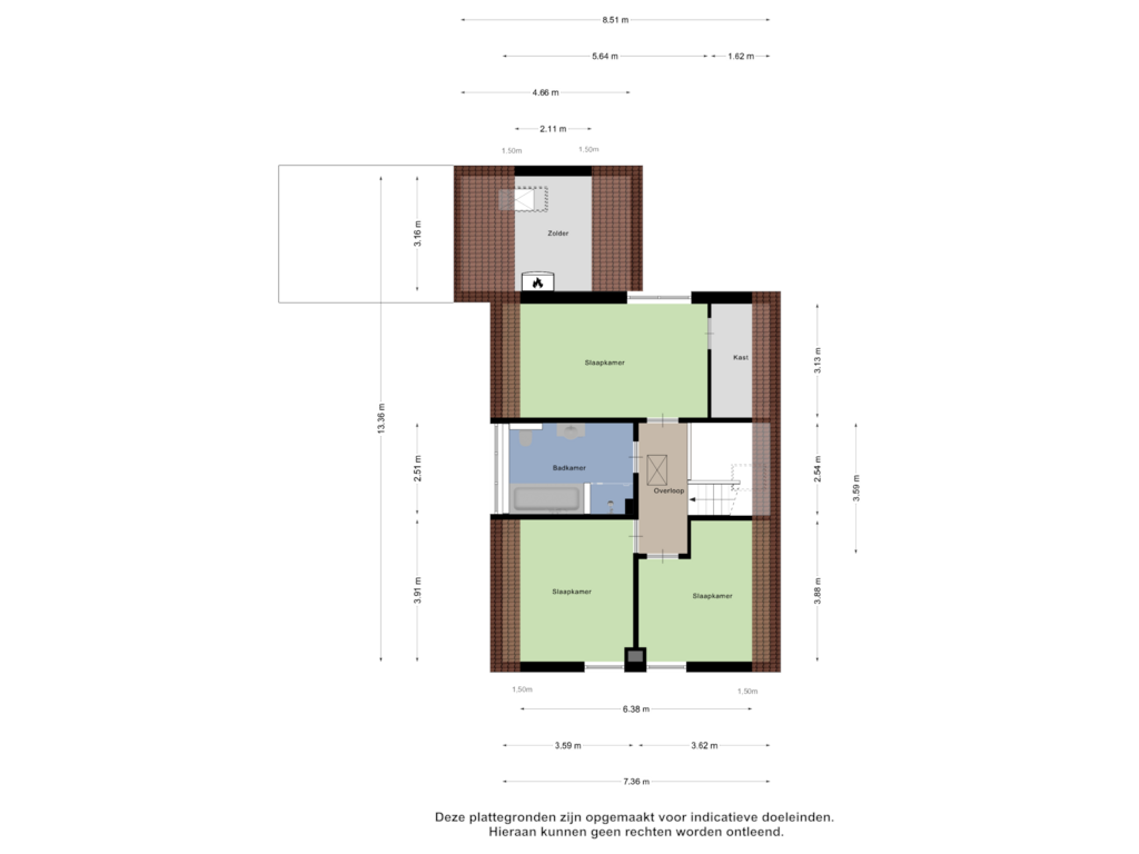 Bekijk plattegrond van Eerste Verdieping van Gerstakker 9