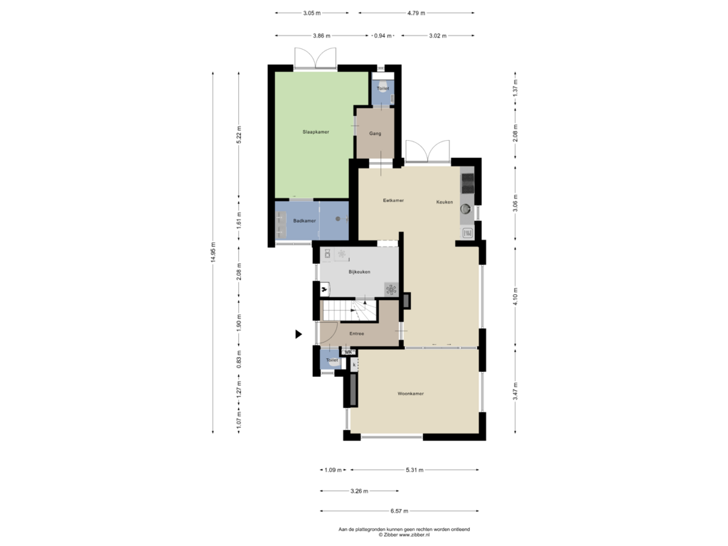 Bekijk plattegrond van Begane Grond van Tolheksleane 31