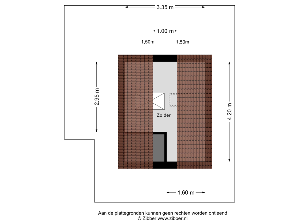 Bekijk plattegrond van Zolder van Tolheksleane 31