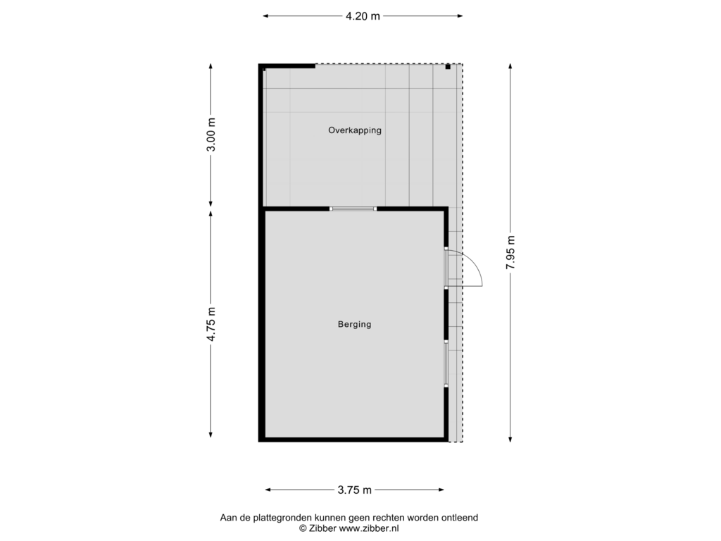 Bekijk plattegrond van Berging van Tolheksleane 31